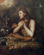 Domenico Tintoretto The Penitent Magdalene oil on canvas